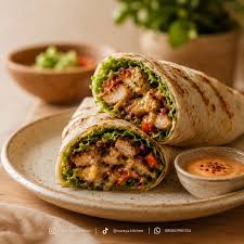 Wrap Gandum Ayam Teriyaki